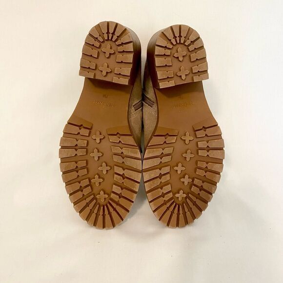 Nine West Tan Suede Ankle Boots with Faux Fur Trim size 7. Real leather. - Picture 5 of 14